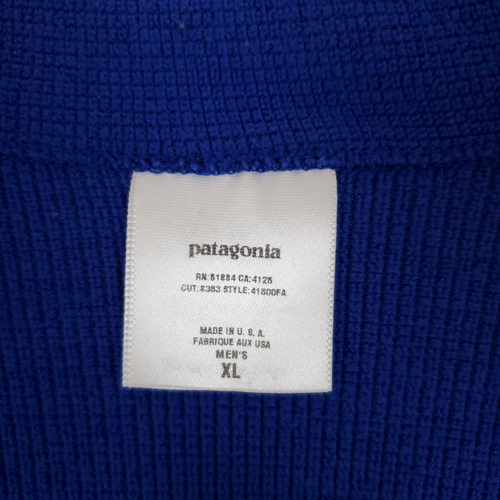 Vintage Patagonia Regulator R1 Thermal Navy Half Zip Lightweight Fleece USA Made - Picture 5 of 10